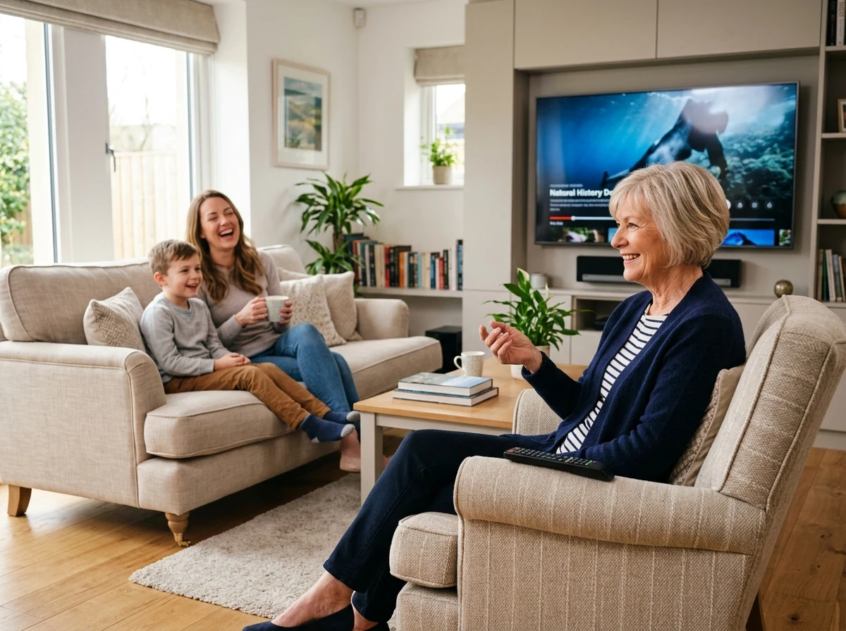 Enjoy Effortless Family Conversation & Crystal-Clear Television